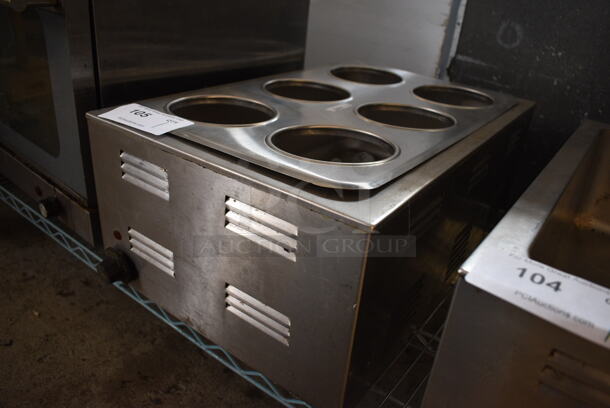 Stainless Steel Commercial Countertop Food Warmer w/ Adaptor Plate. 120 Volts, 1 Phase. 14.5x22.5x8.5. Tested and Does Not Power On - Image 3 of 4