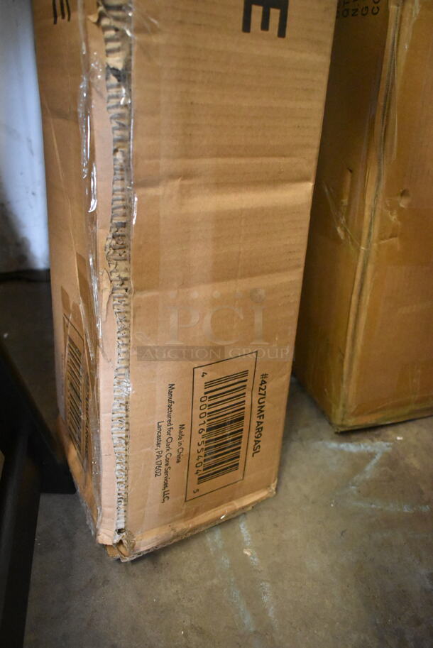 BRAND NEW SCRATCH AND DENT! 427UMFAR9ASL 9' Silver Umbrella Frame. - Image 5 of 6
