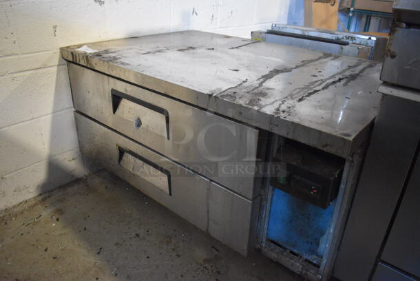 True Stainless Steel Commercial 2 Drawer Chef Base on Commercial Casters. 115 Volts, 1 Phase. 48.5x33x26.5. Tested and Working! - Image 6 of 8