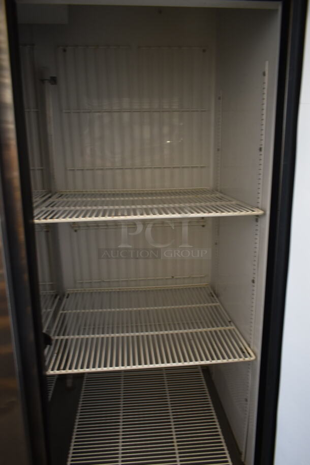 2015 True T-72F ENERGY STAR Stainless Steel Commercial 3 Door Reach In Freezer w/ Poly Coated Racks on Commercial Casters. 115 Volts, 1 Phase. Tested and Working! - Image 9 of 9