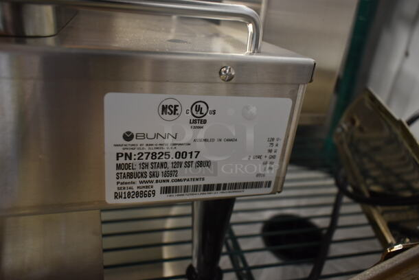 BRAND NEW SCRATCH AND DENT! 2016 Bunn 1SH STAND Stainless Steel Commercial Countertop Satellite Server Stand. 120 Volts, 1 Phase. - Image 5 of 5