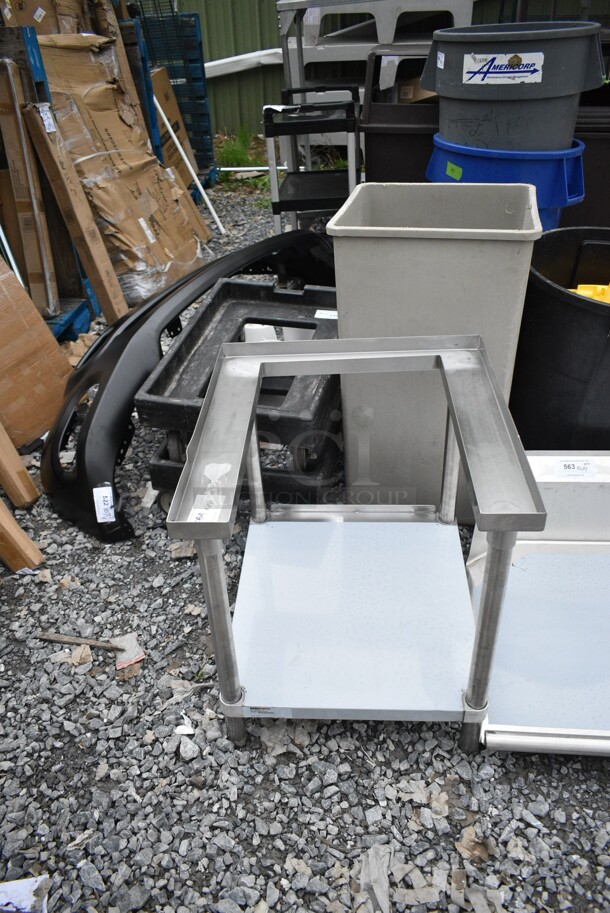 BRAND NEW SCRATCH AND DENT! ServIt 423TCWSTAND Portable Stand for TCW26 and TCW46 Chip Warmers. No Casters.  - Image 2 of 5