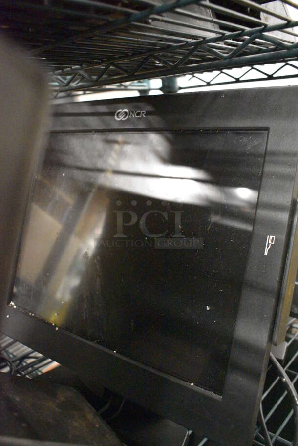 3 NCR 15" POS Monitors w/ Credit Card Strip Reader. 3 Times Your Bid! - Image 3 of 4