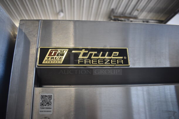 2013 True T-23F 1 Door Stainless Steel Reach in Freezer w/ Poly Coated Racks on Commercial Casters. 115 Volt, 1 Phase. Tested and Working! - Image 2 of 8
