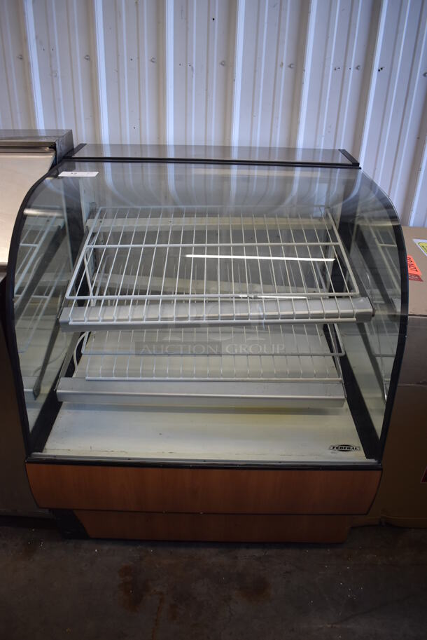 Federal Metal Commercial Floor Style Dry Display Case Merchandiser. 36x34x42 - Image 2 of 6