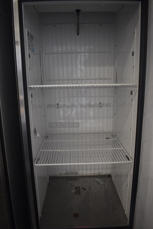 2013 True T-23F 1 Door Stainless Steel Reach in Freezer w/ Poly Coated Racks on Commercial Casters. 115 Volt, 1 Phase. Tested and Working! - Image 4 of 8