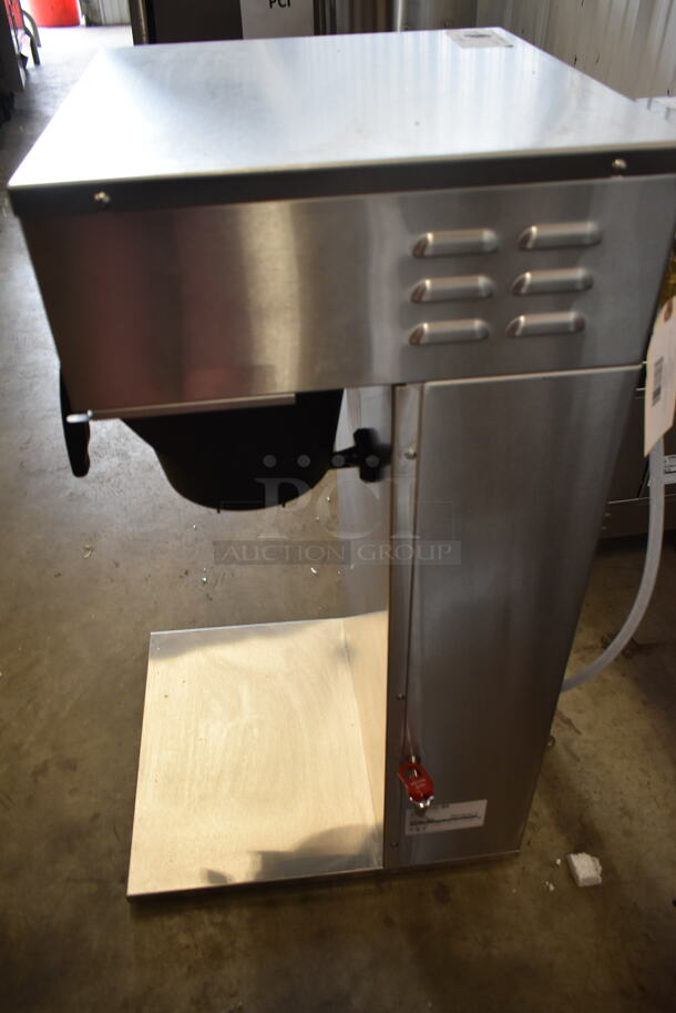 BRAND NEW SCRATCH AND DENT! Curtis CBHT Stainless Steel Commercial Countertop Double Coffee and Tea Machine w/ Hot Water Dispenser and 2 Poly Brew Baskets. 220 Volts, 1 Phase. - Image 6 of 9