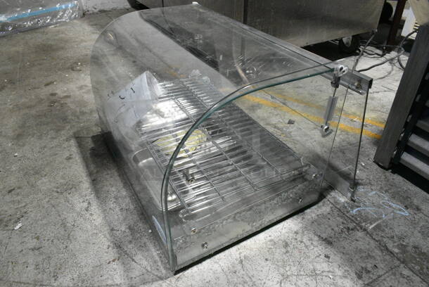 KoolMore HDC-1.5C Metal Countertop Heated Display Case Merchandiser. 110-120 Volts, 1 Phase. Tested and Working! - Image 3 of 10