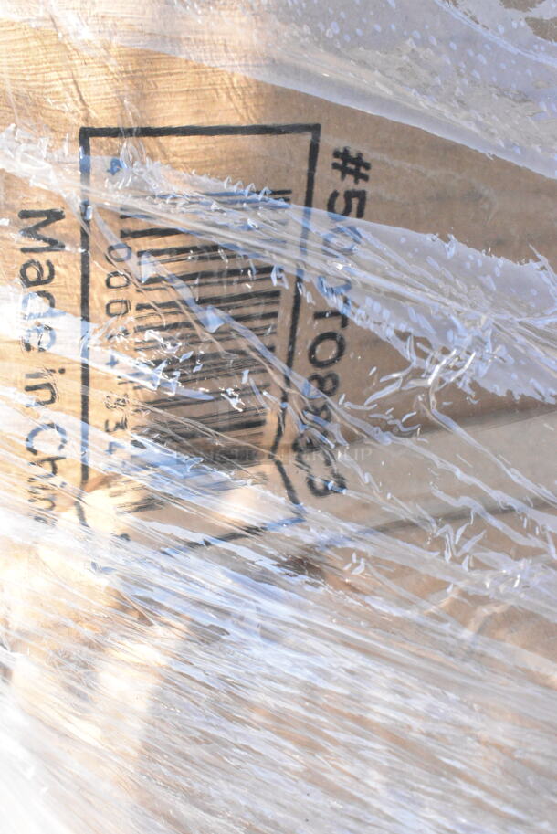 32 BRAND NEW Boxes Including 130WBKFORKH Choice Black Heavy Weight Wrapped Plastic Fork - 1000/Case, 3 Box 999DS15 Choice 15" x 10 3/4" Customizable Interfolded Deli Wrap Wax Paper - 500/Box, 50012W Choice 12 oz. White Poly Paper Hot Cup - 1000/Case, 500TO883C3 Choice 8" x 8" x 3" Microwaveable 3-Compartment Black / Clear Plastic Hinged Container - 100/Case, 795PTOWHT4 Choice White Microwavable Folded Paper #4 Take-Out Container 7 3/4" x 5 1/2" x 3 1/2" - 160/Case, 129MCR50B Choice 43 oz. Black Round Microwavable Heavy Weight Container with Lid 9" - 150/Case, 433NHTR101WH Choice 1/6 Standard Size 2.25 Mil White Reusable Extra Heavy-Duty Plastic T-Shirt Bag - 200/Case. 32 Times Your Bid!  - Image 12 of 12