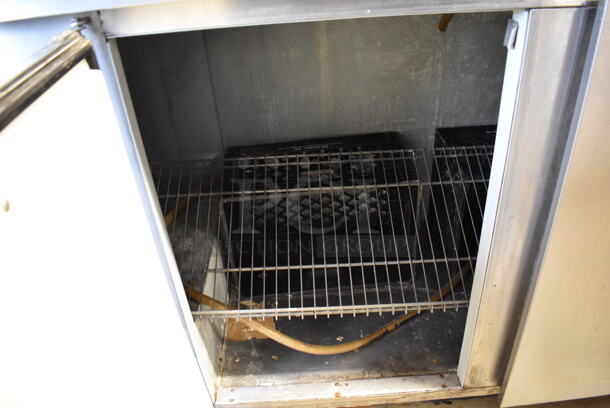 Beverage Air Stainless Steel Commercial Cooler w/ Topping Rail. 115 Volts, 1 Phase. 59x29x48. Tested and Working! - Image 4 of 6