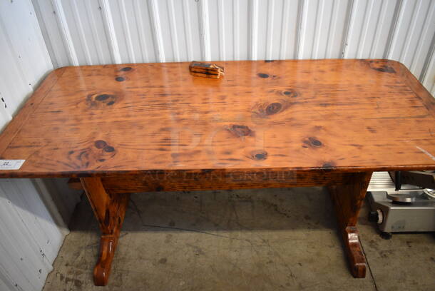 Wooden Table. Goes GREAT w/ Item 21! 68.5x31x29