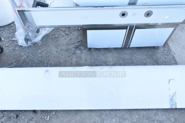 Stainless Steel Wall Shelf.  - Image 5 of 5