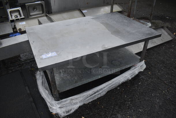Stainless Steel Equipment Stand w/ Metal Under Shelf. 48x30x23 - Image 3 of 4