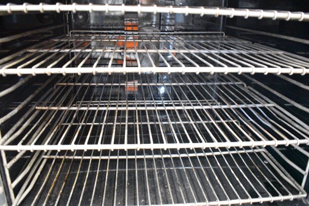 2 Montague Stainless Steel Commercial Natural Gas Powered Full Size Convection Oven w/ View Through Doors, Metal Oven Racks and Thermostatic Controls on Commercial Casters. 2 Times Your Bid! - Image 6 of 8