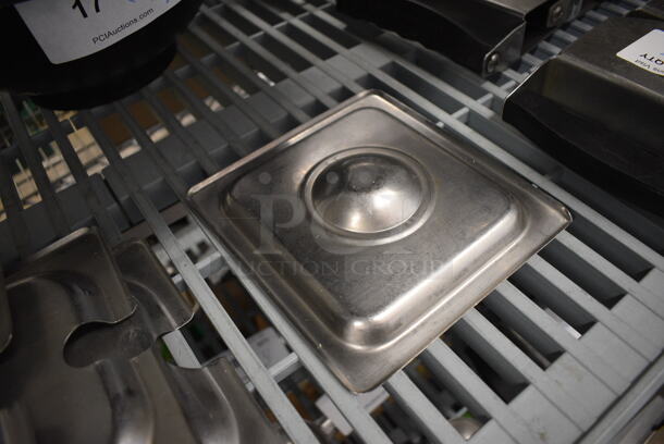 2 Stainless Steel 1/6 Size Drop In Bin Lids. 2 Times Your Bid! - Image 2 of 2
