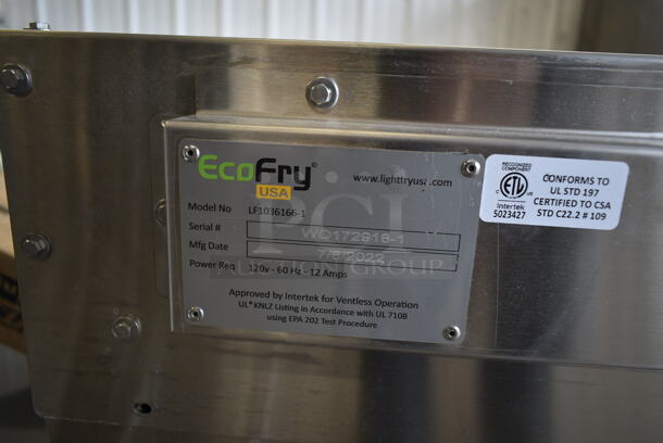 2022 Lightfry USA LF12U-4 Stainless Steel Commercial Countertop Air Fryer with 4-Wire Connection. 220 Volts, 3 Phase. - Image 7 of 12
