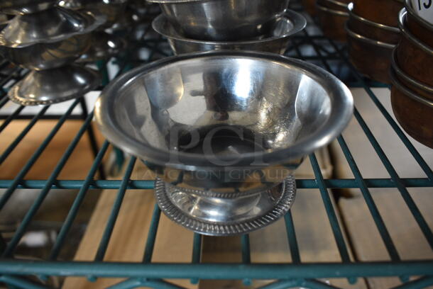 13 Metal Footed Bowls. 4x4x2. 13 Times Your Bid! - Image 2 of 3