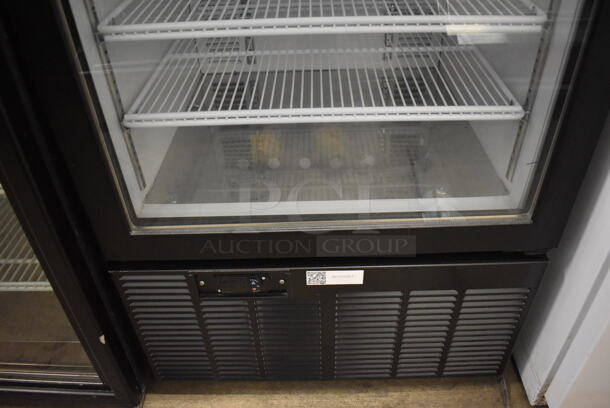Habco SE18 Metal Commercial Single Door Reach In Cooler Merchandiser w/ Poly Coated Racks. 115 Volts, 1 Phase. 24x24x78. Tested and Working! - Image 5 of 5