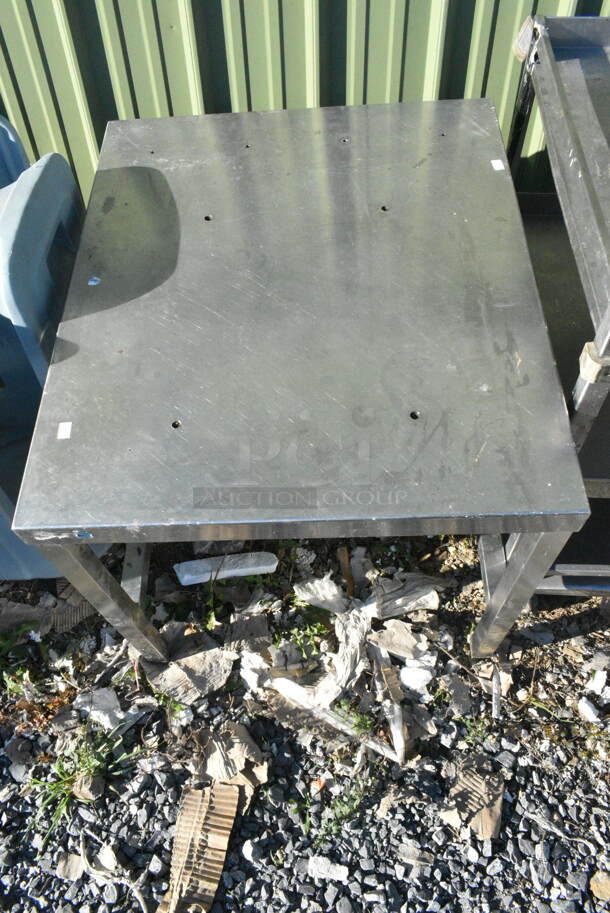 3 Various Metal Items Including Table and Two 3 Tier Carts. Includes 16x27x32, 27x32x27, 15x31x34. 3 Times Your Bid!  - Image 9 of 9