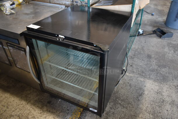 BRAND NEW SCRATCH AND DENT! 2018 Minus Forty 07-CSGF-01-1C000-BK-RH3SHELF Metal Commercial Mini Cooler Merchandiser. 115 Volts, 1 Phase. Tested and Working! - Image 1 of 5