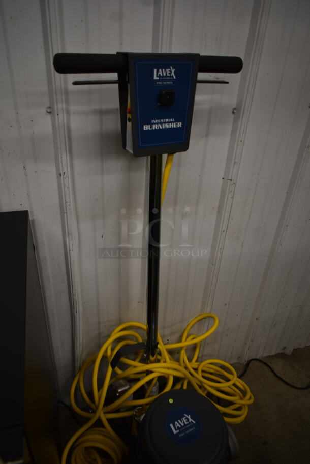 BRAND NEW SCRATCH AND DENT! Lavex B-1500-FP Metal Commercial 20" Heavy-Duty High Speed Dust-Control Burnisher with Floating Handle. 120 Volts, 1 Phase. Tested and Working! - Image 5 of 7