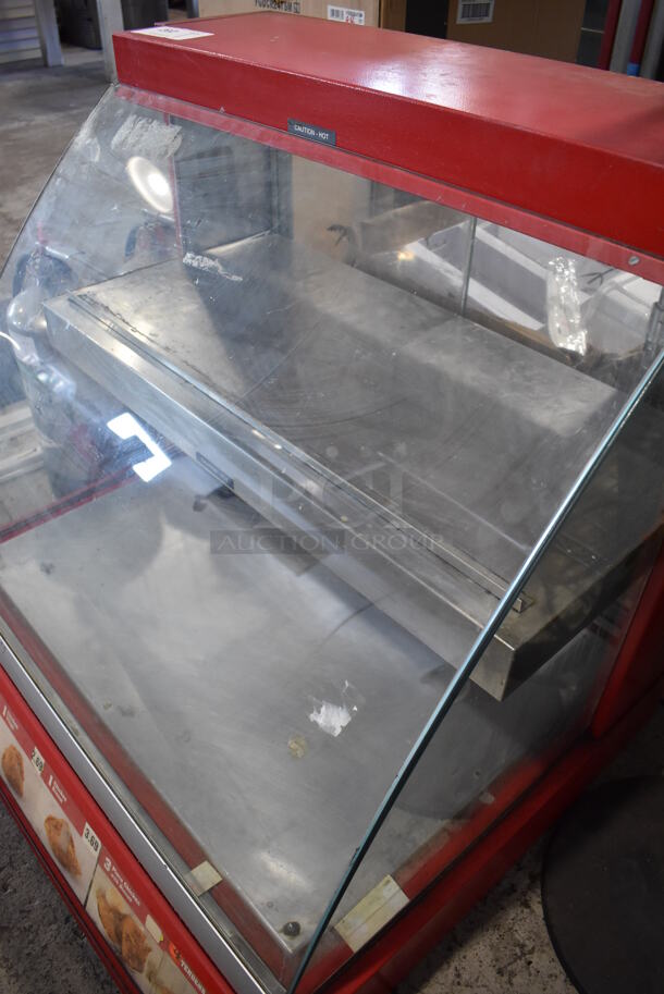 Metal Commercial Countertop Warming Display Case Merchandiser. 32.5x29x31. Cannot Test - Needs New Plug Head - Image 3 of 5