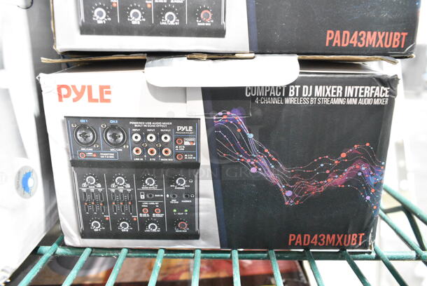 4 IN ORIGINAL BOX! Items Including 2 Pyle PAD43MXUBT DJ Mixer Interface, SereneLife Bubble Bath Mat, Pyle AV Surround Receiver. 4 Times Your Bid!  - Image 3 of 5