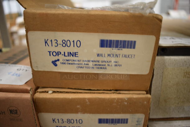 3 BRAND NEW IN BOX! Top Line Stainless Steel Faucets w/ Handles. 3 Times Your Bid! - Image 3 of 3