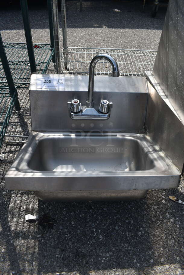 Commercial Stainless Steel Flush Mount Hand Sink