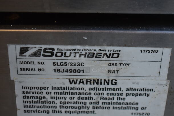 2 Southbend SLGS/22SC SL Series Stainless Steel Commercial Natural Gas Powered Full Size Convection Oven w/ View Through Doors, Metal Oven Racks and Thermostatic Controls. 2 Times Your Bid! - Image 10 of 10
