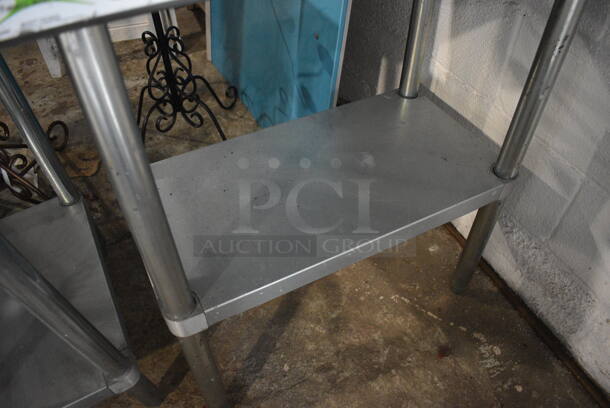 Regency Stainless Steel Commercial Table w/ Metal Under Shelf. 36x18x34 - Image 3 of 3