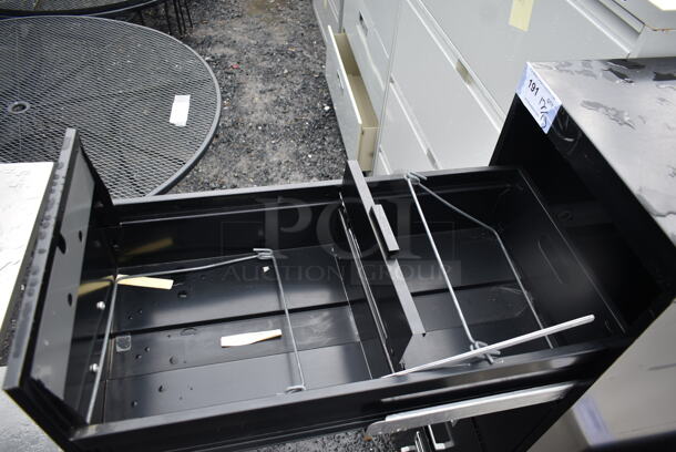 Black Metal 4 Drawer Filing Cabinet. - Image 2 of 5