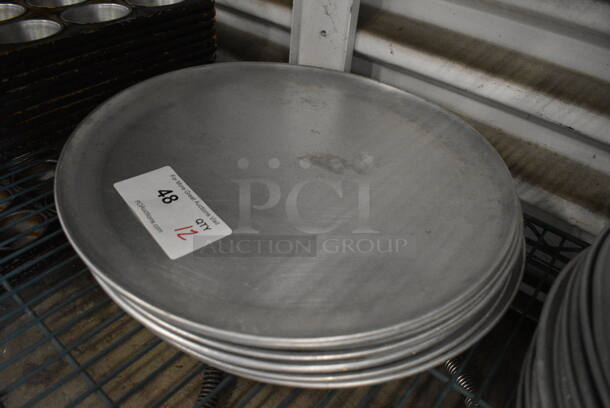 12 Metal Round Pizza Pans. 15.5x15.5. 12 Times Your Bid! - Image 2 of 2