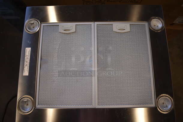 BRAND NEW SCRATCH AND DENT! Hafele Stainless Steel Island Range Hood. 120 Volts, 1 Phase. 23.5x35.5x25 - Image 7 of 9