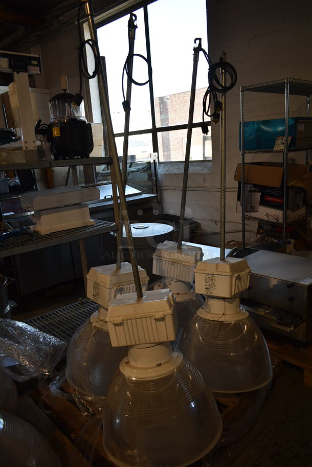 4 Genlyte Metal Wide-Lite Lights. 4 Times Your Bid! - Image 1 of 5