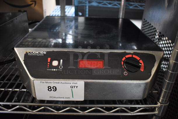 2014 CookTek MC3500 Stainless Steel Commercial Countertop Electric Powered Single Burner Induction Range. 208-240 Volts, 1 Phase. 14x17x5 - Image 1 of 4