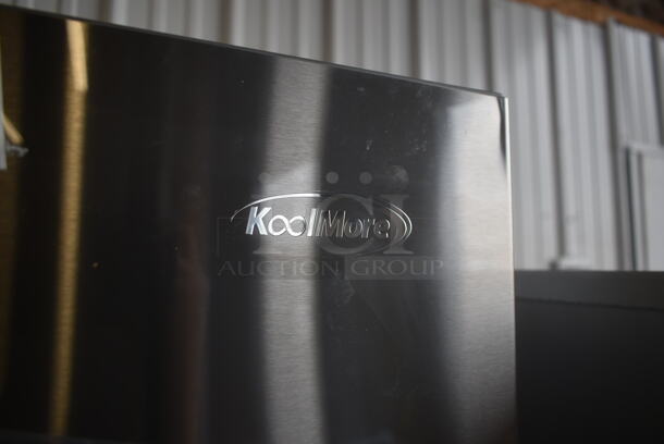 BRAND NEW SCRATCH AND DENT! KoolMore Stainless Steel French Style Cooler Freezer. Tested and Working! - Image 6 of 6