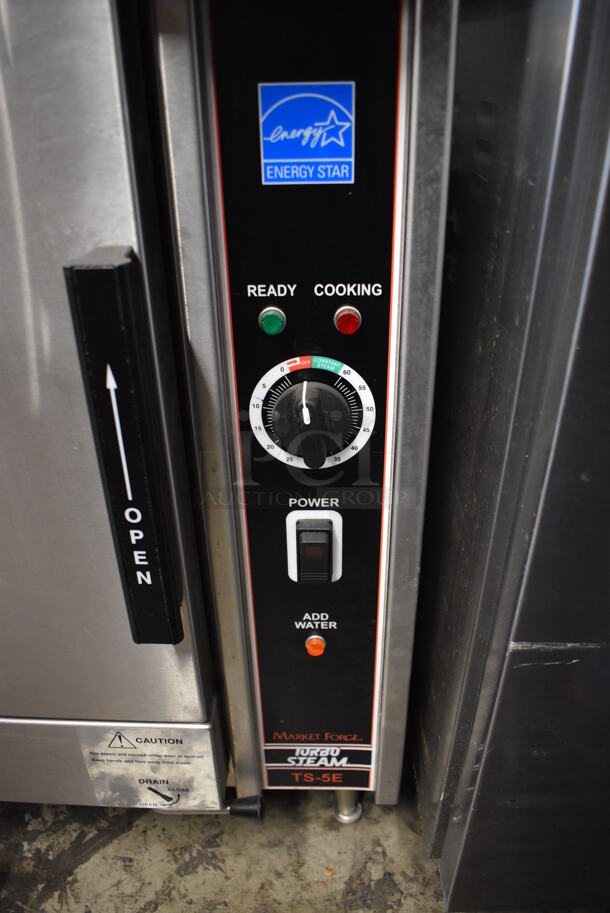 Market Forge TS-5E ENERGY STAR Stainless Steel Commercial Countertop Electric Powered Single Compartment Steam Cabinet. 24x27x30 - Image 5 of 8