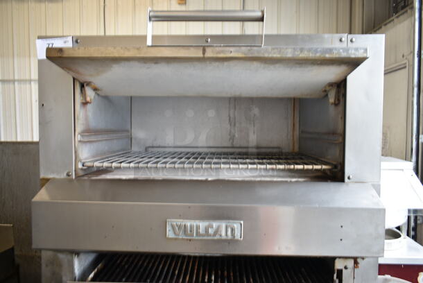 Vulcan Stainless Steel Commercial Gas Powered Vertical Upright Broiler.  - Image 3 of 4