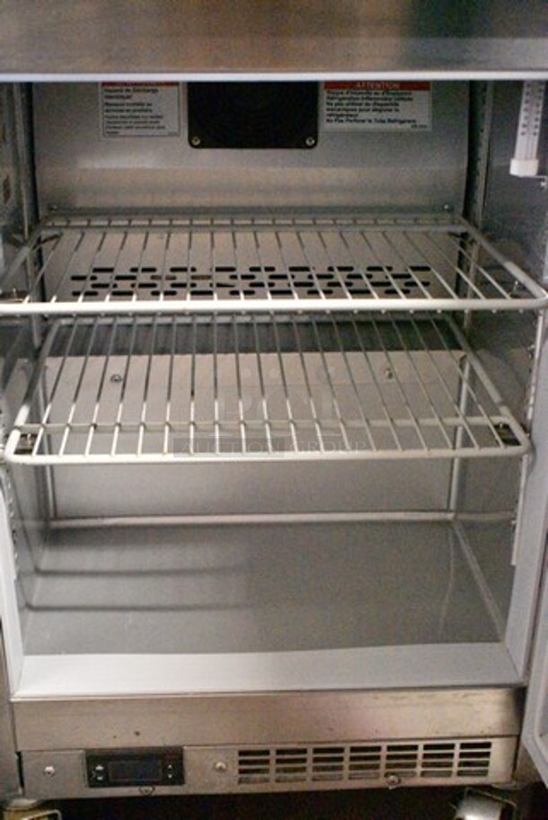 Beverage Air WTF20HC Stainless Steel Commercial Single Door Undercounter Freezer on Commercial Casters. 115 Volts, 1 Phase. Tested and Powers On But Does Not Get Cold - Image 4 of 6