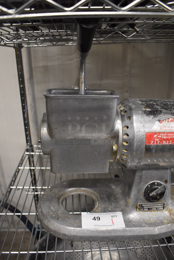 Metal Commercial Countertop Ice Shaver. 110 Volts, 1 Phase. 16x8x18. Tested and Powers On But Parts Do Not Move - Image 4 of 5