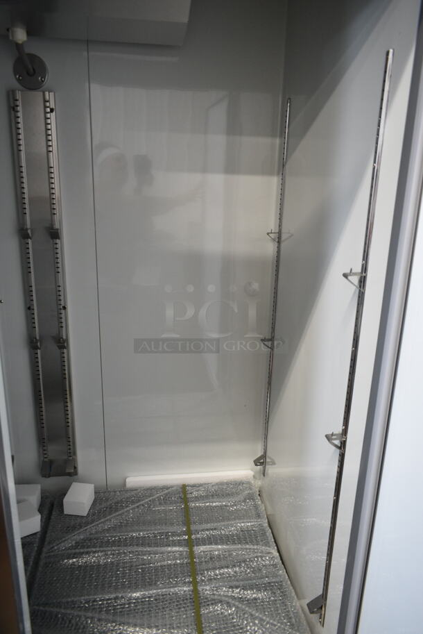 BRAND NEW SCRATCH AND DENT! 2024 Mainstreet 829BMR49F Stainless Steel Commercial 54" Solid Door Reach-In Freezer w/ Poly Coated Racks. 115 Volts, 1 Phase. Tested and Working! - Image 5 of 10