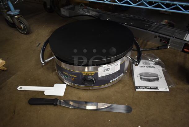 Carnival King 382TCMPT16M Stainless Steel Commercial Countertop 16" Round Crepe Maker. 208/240 Volts, 1 Phase. Tested and Working! - Image 2 of 6