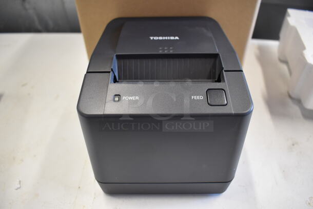 3 BRAND NEW IN BOX! Toshiba TRST-A00-DC-QM-R Receipt Printer. 6x8x6. 3 Times Your Bid!