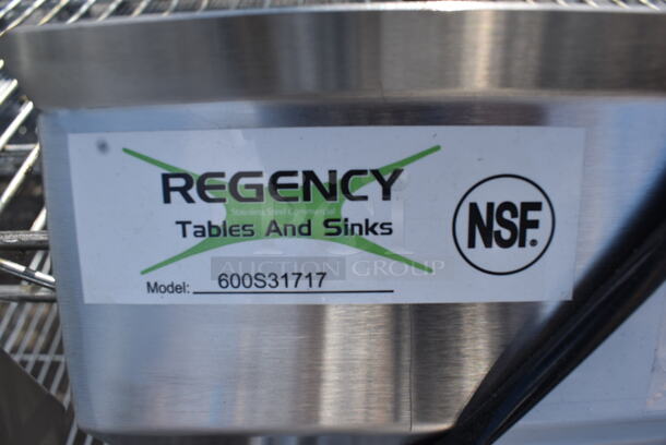 BRAND NEW SCRATCH AND DENT! Regency 600S31717 Stainless Steel Commercial 3 Bay Sink. No Legs. Bays 17x17x12 - Image 5 of 5