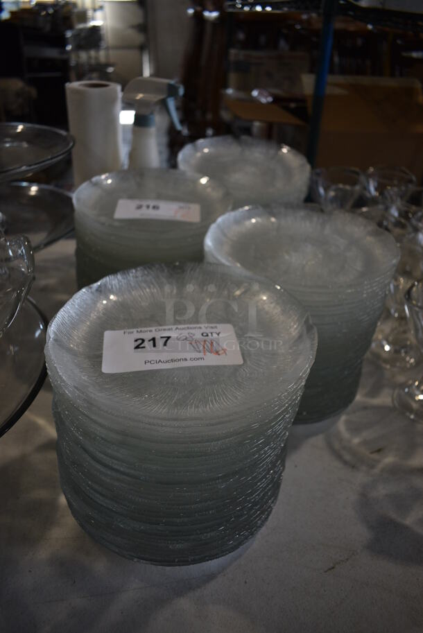 72 Glass Salad Plates. 8x8x1. 72 Times Your Bid! - Image 3 of 3