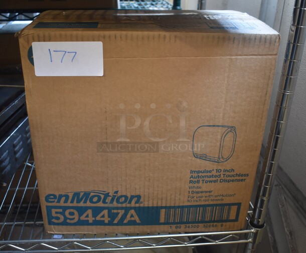 BRAND NEW IN BOX! enMotion Poly Wall Mount Impulse Automated Touchless Paper Towel Dispenser.