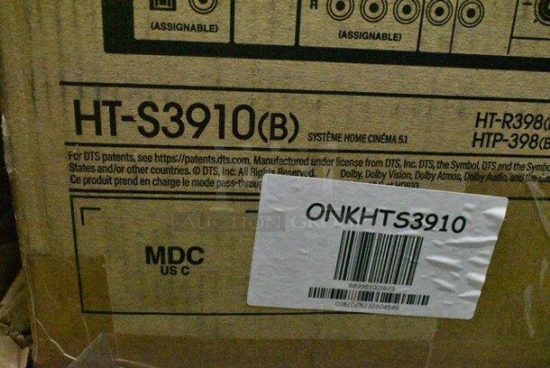 BRAND NEW IN BOX! Onkyo ONKHTS3910 HT-s3910 5.1 Ch Home Theater Receiver And Speaker Package - Image 4 of 4