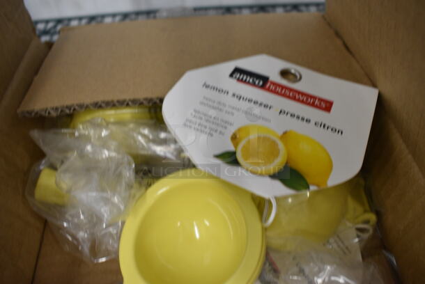 ALL ONE MONEY! Lot of 10 BRAND NEW! Amco Yellow Lemon Squeezers. 8.5" - Image 2 of 3