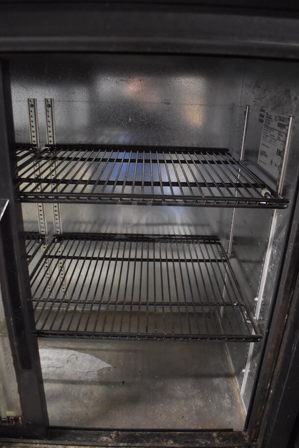 2013 True TBB-24-72G-SD Metal Commercial 3 Door Back Bar Cooler Merchandiser. 115 Volts, 1 Phase. 73x24.5x36. Tested and Working! - Image 3 of 7